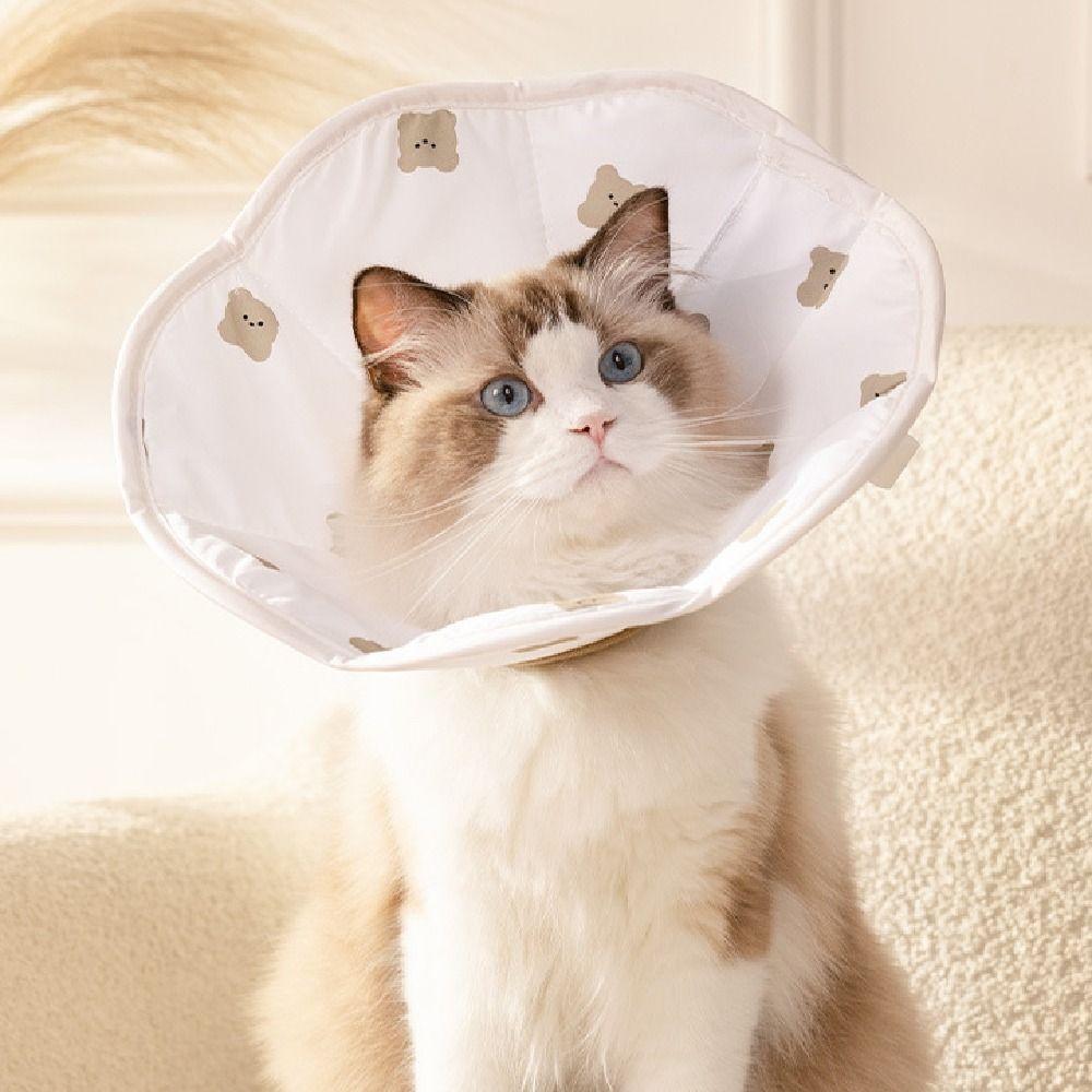 Soft Pet Elizabeth Circle Cartoon Cat Dog Grooming Cover Pet Protective Cover  Sterilization Care