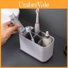 Plastic Bathroom Storage Container With Multiple Compartments For Shower And Vanity Use