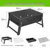 OEING Portable Stainless Steel BBQ Charcoal Grill