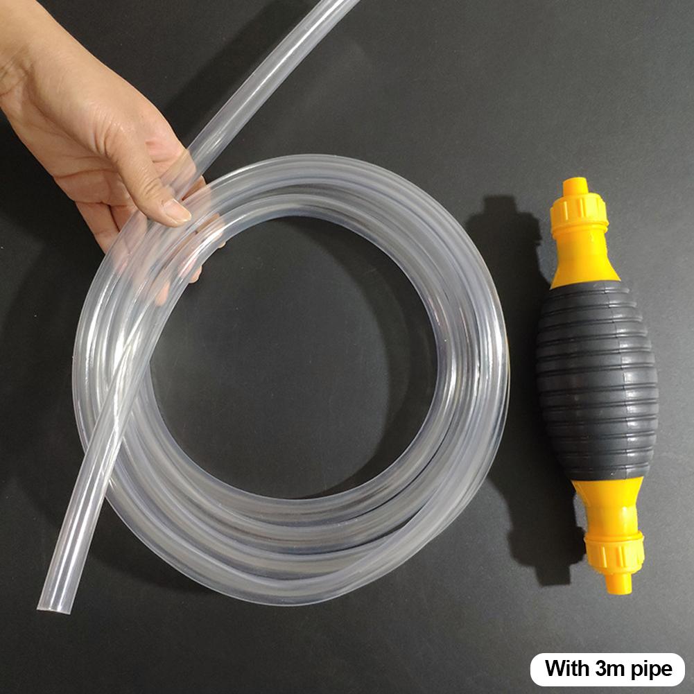 1/1.5/2/3M Manual Fuel Pump Car Fuel Tank Sucking Pipe Extractor Kit Hand-holder Petrol Gas Manual Pump For Car Motorcycle Truck