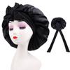 Double Layer Hair Cap For Sleeping Bonnets For Women Round Haircare Women Headwear Night Hat Reversible Head Cover