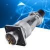 WS20 2 Pins Plug Socket Waterproof Panel Mount Connector Aviation Connector  Wiring Connecting