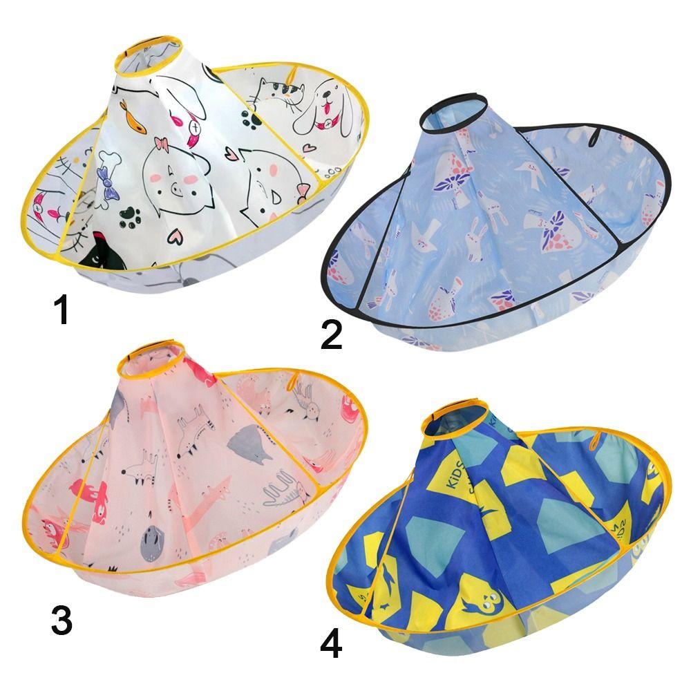 Colorful Hair Cutting Cape Foldable Cloak Umbrella Hair Cutting Gown Waterproof Reusable Hair Cutting Tools Home Haircut