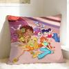 Cartoons W-winXs Clubs Pillow Case  Square Pillow Cover Funny Pillowcases For Wedding Party Home Decor
