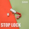 Universals 6mm Hole Anti Theft Hook Fasteners for Shelving Durability ABS Construction Easy Installation
