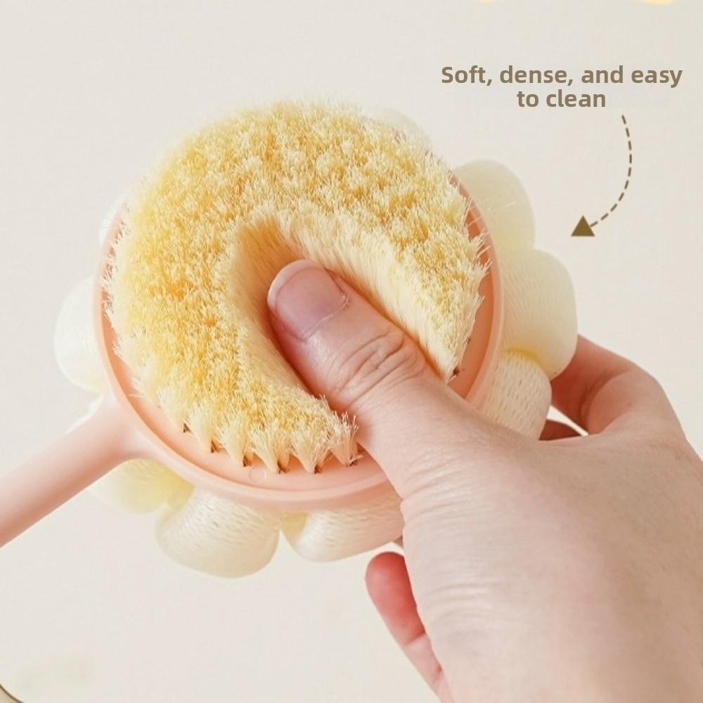 Long Handle Bath Brush Two Sided Back Scrubber Bath Supplies Shower Brush  Bathroom