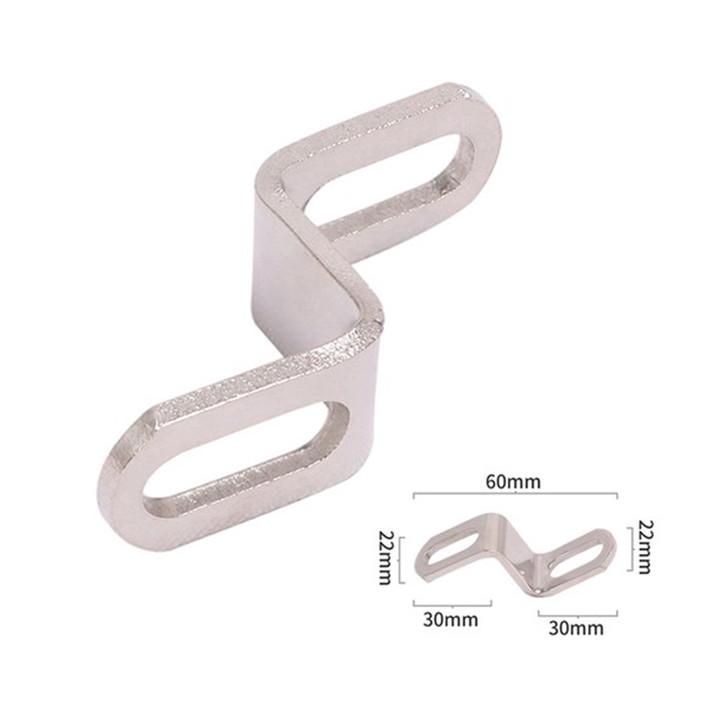 Universal Motorcycle Exhaust Muffler Pipe Z Type Mounting Clamp Bracket Long Short Strip Piece Fixed Motorcycle Parts