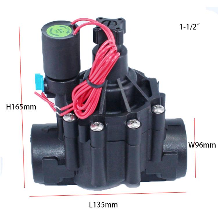 1-1/4 Inch 1.5 Inch Irrigation Water Solenoid Valve 220VAC 24VDC 24VAC 110VDC DC Latching For Irrigation