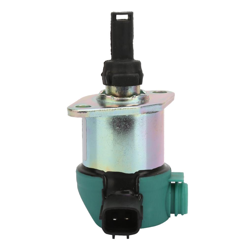 12V Engine Shut Off Solenoid Replacement Kit Fit for Kubota Excavator 1720860016