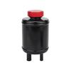 Racing Power Steering Fluid Reservoir Tank with Clamps Aluminium Alloy Fuel Cell Surge Tank Power Steering Oil Catch Can Tank