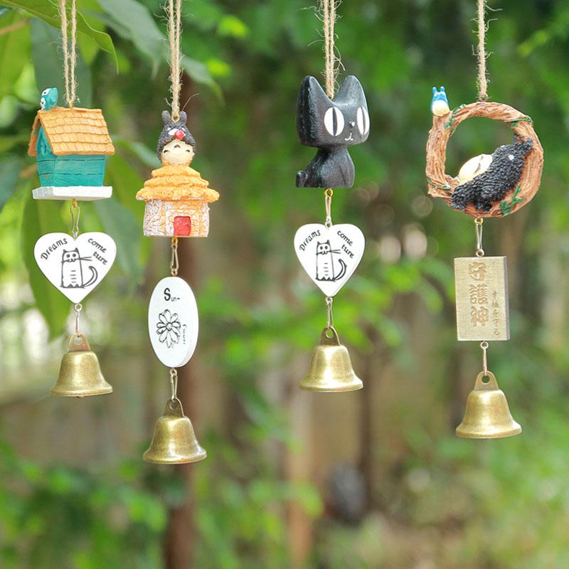 Buy Japanese Totoro Wooden House Landscape Garden Outdoor Decor Wind