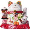 Automatic Waving Lucky Cat Ornament - Prosperity Gift for Home, Shop, or Business Entry