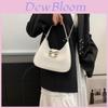 Chic Minimalist Women's Pu Handbag Elegant Spring Edition Ins Style Shoulder Bag
