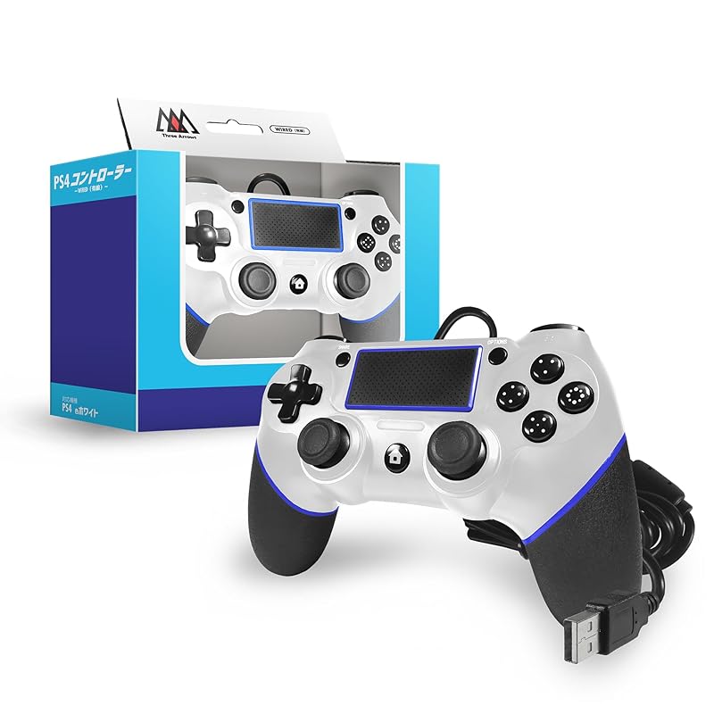 

Three Arrows three arrows PS4 wired controller white 2m Vibration function compatible