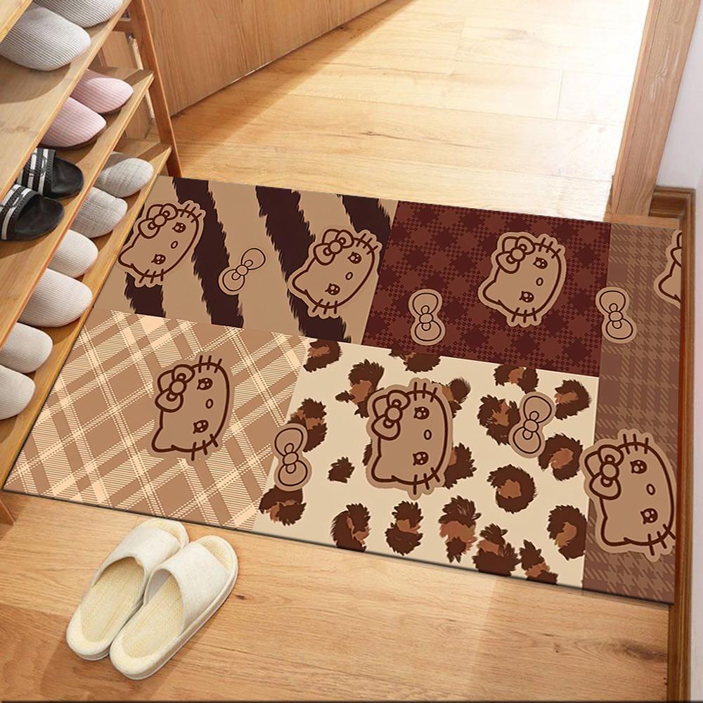 Hello Kitty Party Square rugs are a great choice for living rooms, bedrooms, home décor, and as gifts.