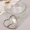 Sophisticated Plastic Transparent Waist Band In Heart And Round Designs For Outfits Chic