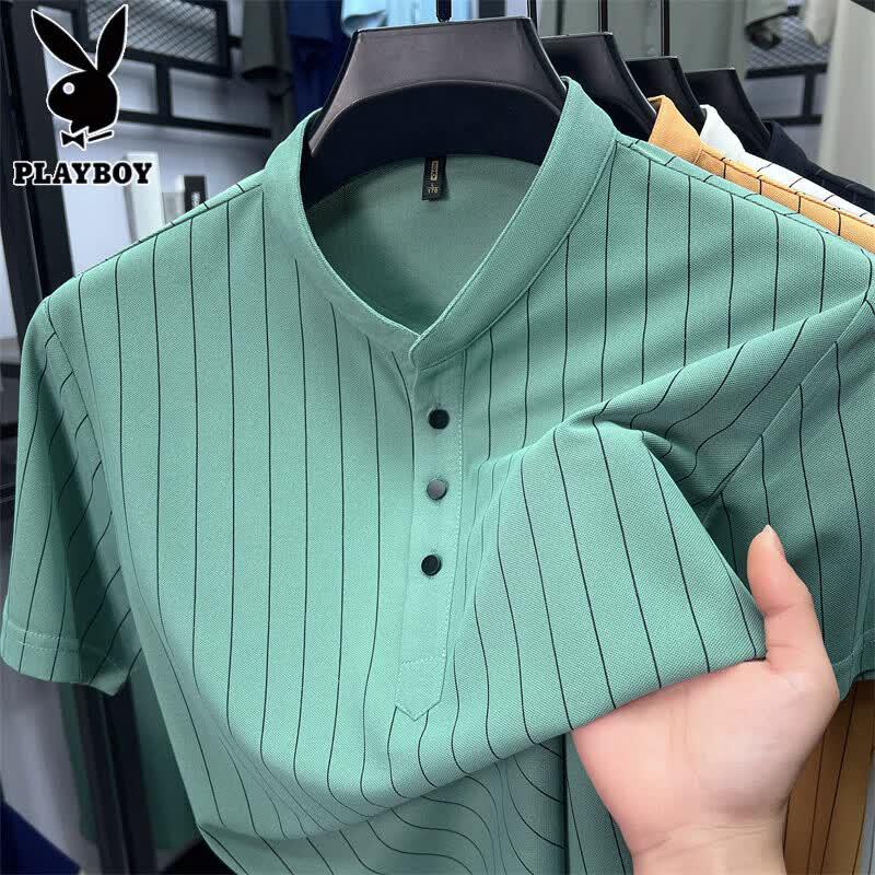 

PLAYBOY Men s Short Sleeve Polo Shirt 2XL