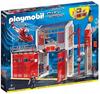 Playmobil Duża Remiza Strażacka 9462 Helikopter Efekty Dźwiękowe Strażak