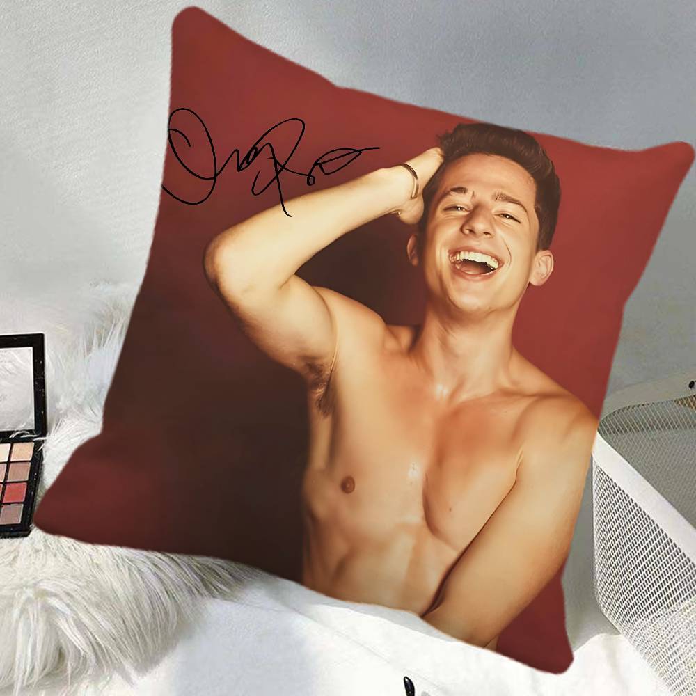 Singer Cool CCharlie Puth Pillow Case Square Pillow Bedroom Sofa Leisure Comfort Cushion Car Home Decoration
