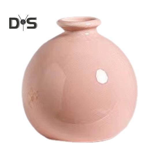 Mini-Keramikvase, einfarbig, glasierte Blumenvase, Schreibtischdekor, Miniatur-Knospenvase für kleine Hydrokulturpflanzen, Blumen, Büro, Wohnzimmer, Schlafzimmer