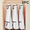Large Size Wedding Dress Dust Cover Double-sided Non-woven Fabric Dustproof Cover Case Breathable Thickened Garment Storage Bag