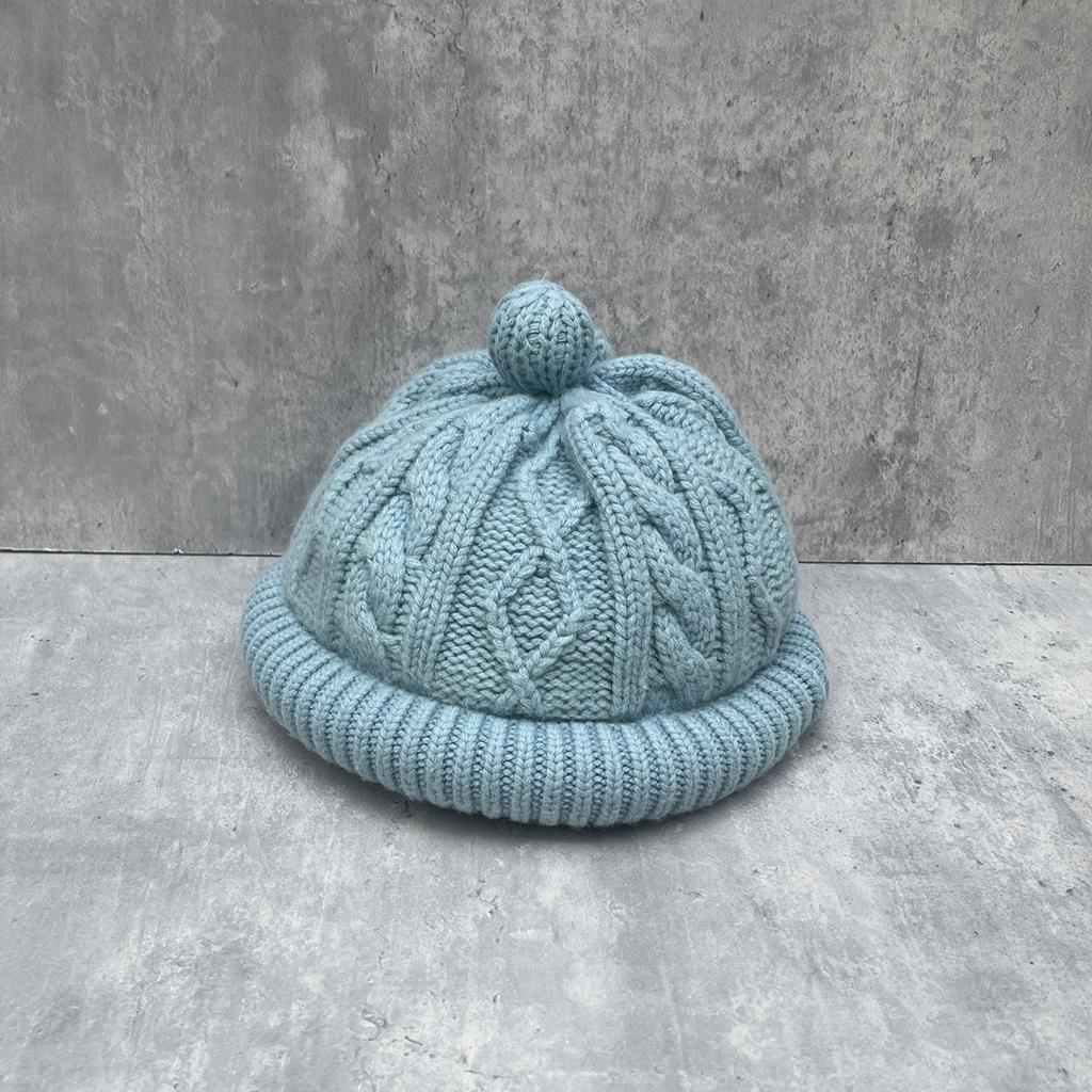 Wolle Hohe Qualität Gekräuselte Fischerhut Kinder Warme Verdickte Baskenmütze Kopfbedeckung