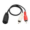 Kabel Audio 5-Pinowy DIN Żeński do 2 RCA Męskiego, Kabel Adapterowy 1ft DIN do RCA dla Sprzętu Audio