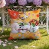 Cartoon D-Diddl Cushion Cover Home & Car Dual-Scene Pillow Cover: Reversible For Premium Comfort