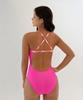 Seopeoseuko Picnic Pink One-Piece Swimsuit