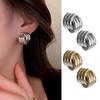 Practical Geometric Earrings Elegant and Stylish Alloy Materials Portable Accessory for Parties Supplies and Daily Wear