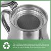 Large Capacity Stainless Steel Oil Holder Kitchen Storage Container For Cooking Grease Bacon Oil Pot Filter Ladle