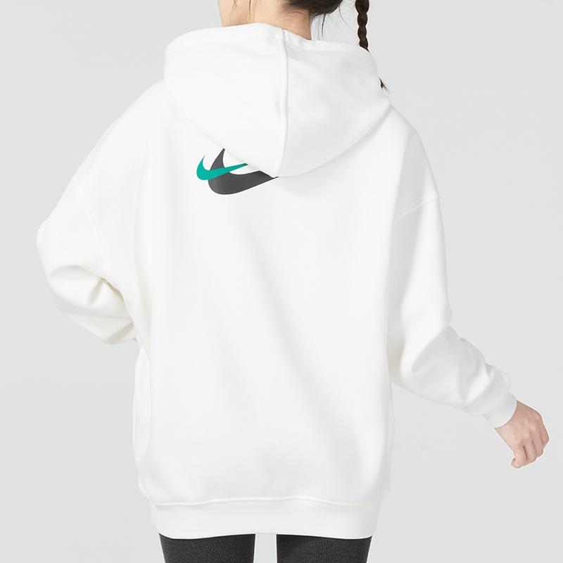 Nike As W Nsw Premium Po Hd Flc Hooded Pullover Sweatshirt White FB7650-133