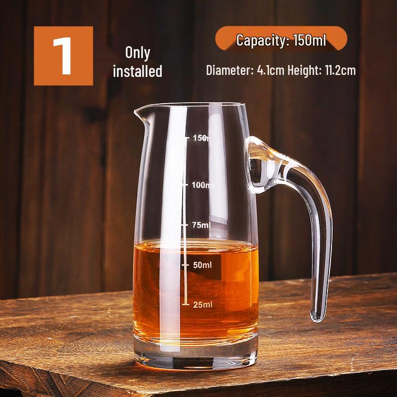 Crystal Glass Decanter & Dispenser Set