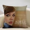 A-A-ADELE-S Ablum Cushion Cover Household Decoration Linen Sofa Cushion Cover: Skin-Friendly & Breathable with Invisible Zipper