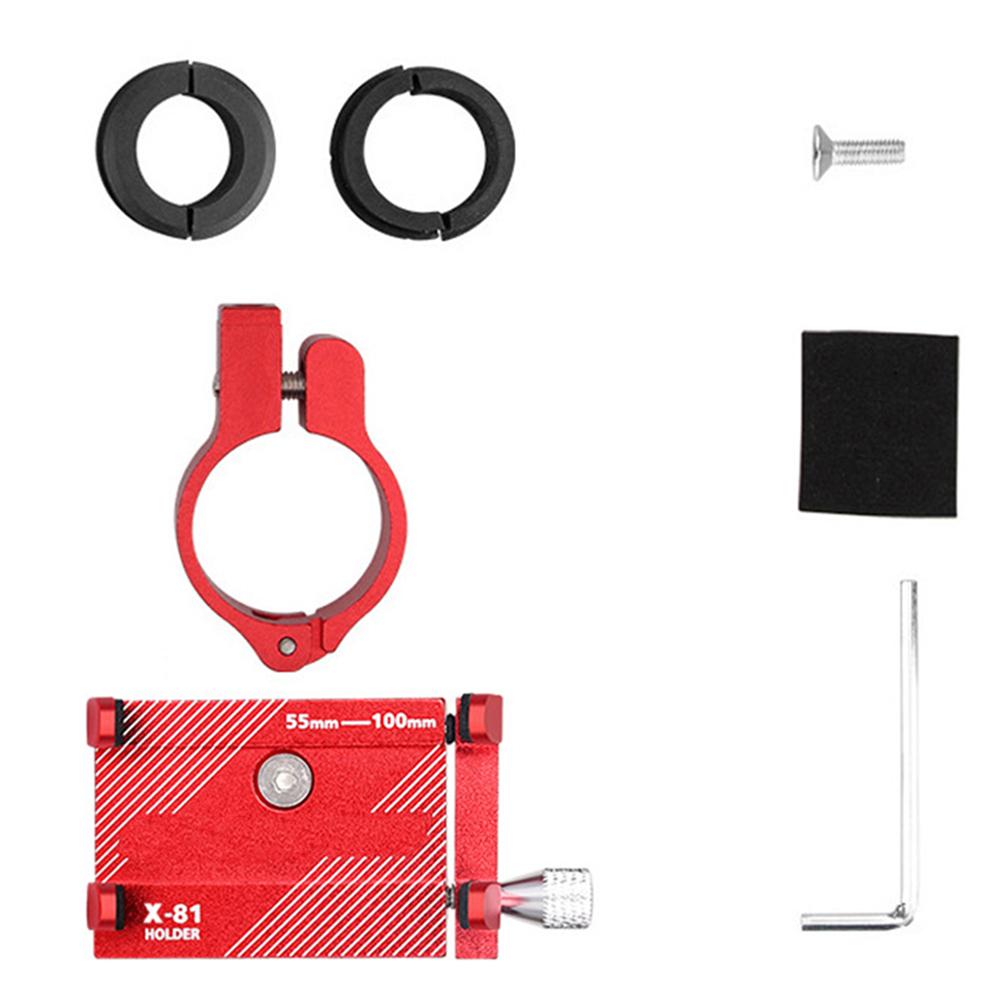 Mountainbike Handyhalter Aluminiumlegierung Verstellbare Fahrradhalterung Handy GPS Halter Drehbar Klemme