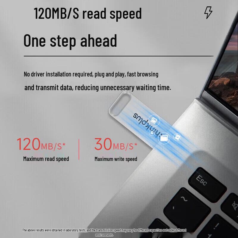 Lenovo Металлическая USB 3.2 флеш-накопитель ThinkPlus TU110