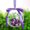 5pcs Transparent Ball Christmas Tree Pendant Xmas Hanging Decoration Candy Confetti Gift Box Holder