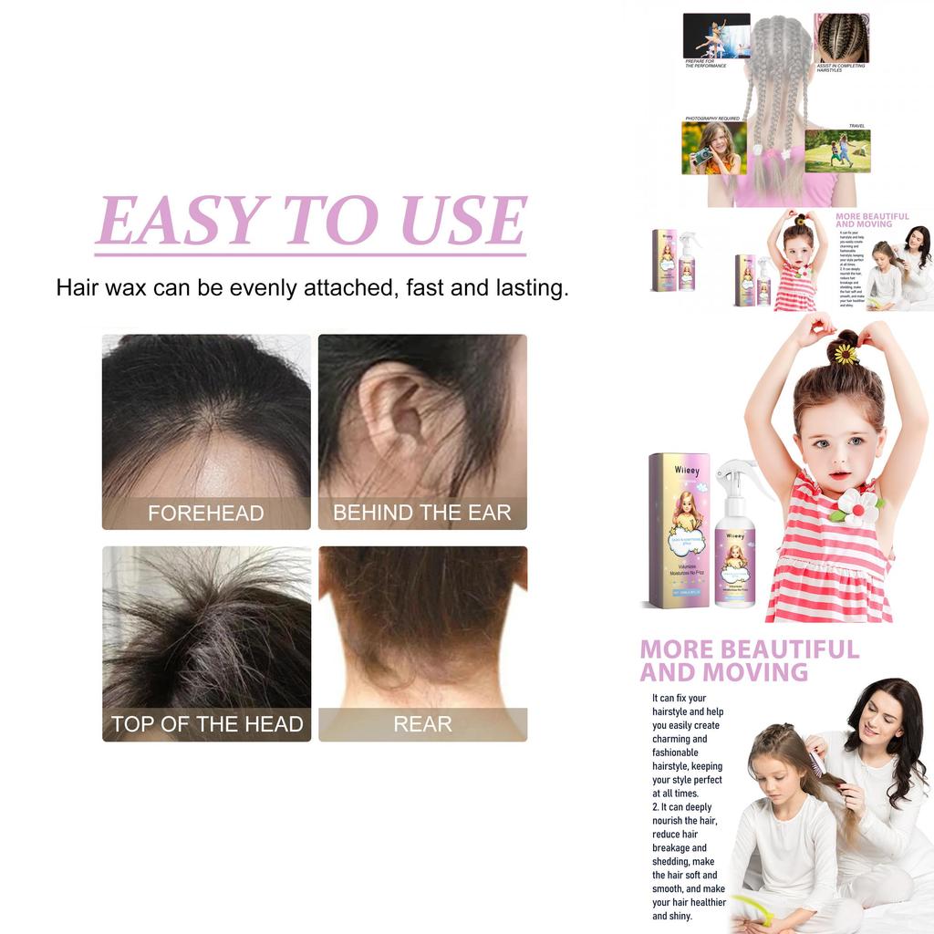 Wiieey Strong Hold Hair Spray For Long Lasting Moisture And Fresh Fragrance In 100ml