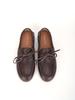 Women's Moccasins Casual Lace-Up Genuine Leather and Suede Loafers for Spring