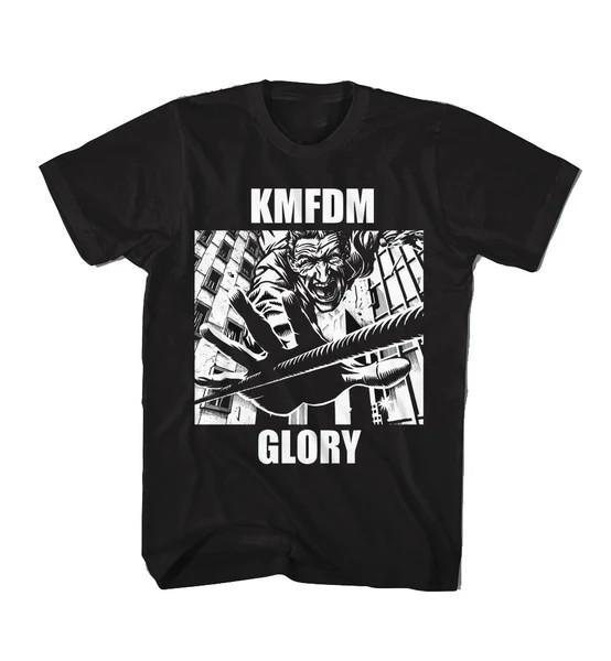 Новая футболка группы KMFDM GROLY Альбом S-5XL Плотный хлопок Черная SE691 Унисекс Футболка XXXXL