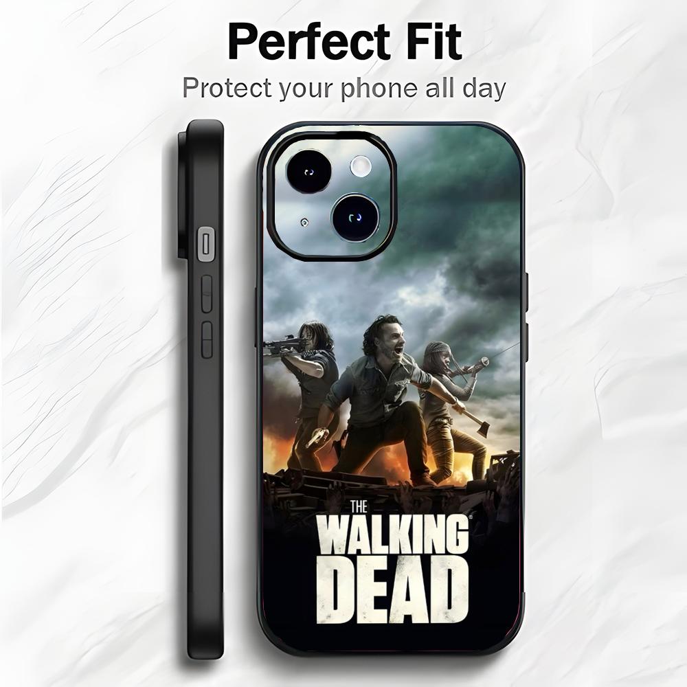 Gritty Zombie American TV T-The Walking Dead Phone Case Phone Case Soft Packaging Lightweight For iPhone17 16 15 14 13ProMax