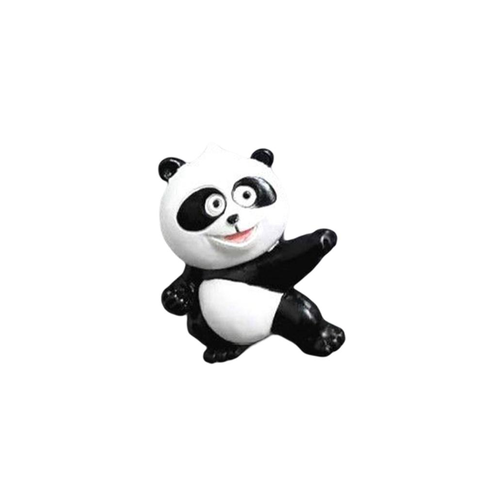 New Cartoon Cute Panda Creative Personality 3D Resin Refrigerator Stickers Home Kitchen Sticky Notes Decoration Gifts