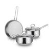 Stainless Steel 3-Piece Cookware Set