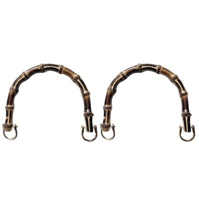 Handmade Bag Handle, DIY Natural Bag Strap Accessory Handles with Smooth-surface Natural Color Bamboo Handbags Handle