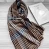 2025 autumn and winter scarf scarf women's plaid scarf imitation cashmere scarf scarf winter versatile shawl