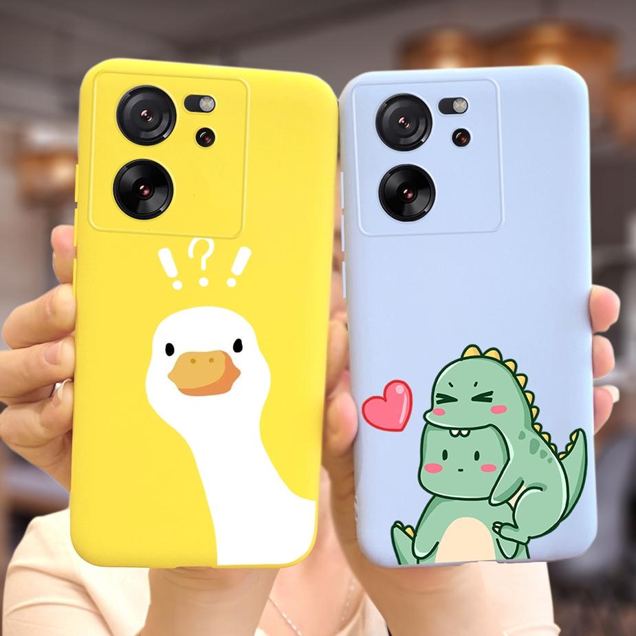 For Xiaomi 13T Pro Case Mi13T Cute Fashion Cartoon Cover 6.67'' Soft Silicone Phone Case For Xiaomi Mi 13T Pro 13TPro Back Cover