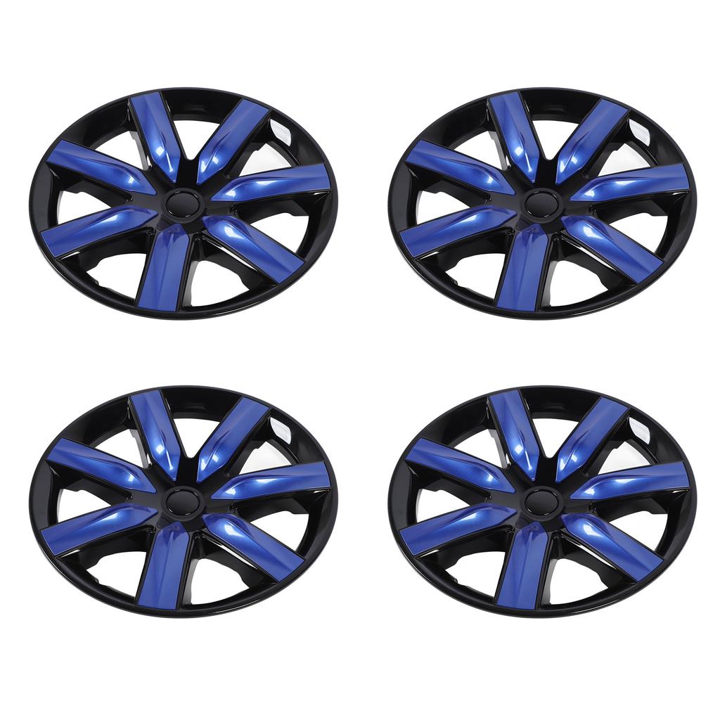 4Pcs Car Hub Cap 19in Sporty Look Protective Buckle Installation Wheel Hub Cap Cover for Model Y