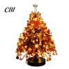 DIY Craft Supplies Handmade Beaded Mini Tabletop Christmas Tree Kit, Crystal Bead Xmas Set Set, Desktop Ornament for Shelf Mantel Decor, Holiday