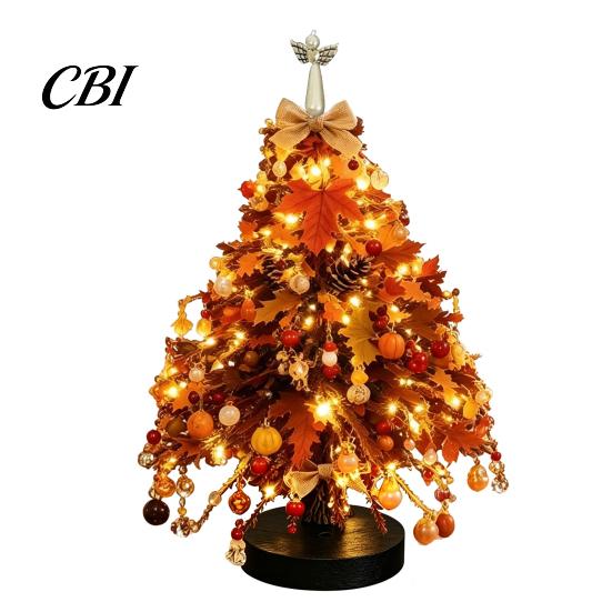 DIY Craft Supplies Handmade Beaded Mini Tabletop Christmas Tree Kit, Crystal Bead Xmas Set Set, Desktop Ornament for Shelf Mantel Decor, Holiday