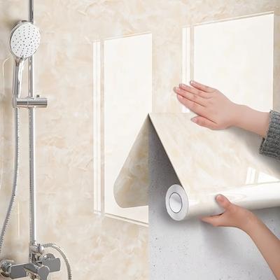 Papier Peint Adhésif pour Cuisine Résistant aux Hautes Températures Imperméable à l'Huile et à l'Eau Autocollant Rénovation Plan de Travail Bureau Meubles